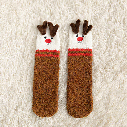 Cozy Thick Wool Fleece Christmas Socks