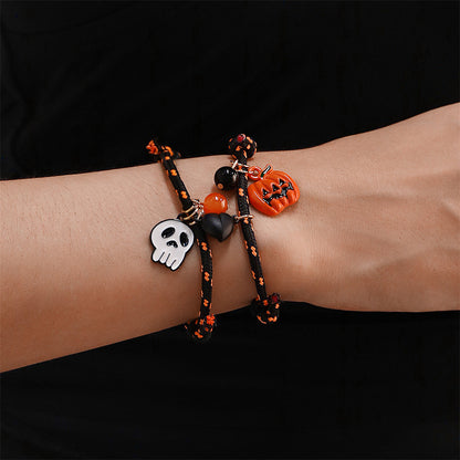 Halloween Charm Magnetic Rope Bracelet