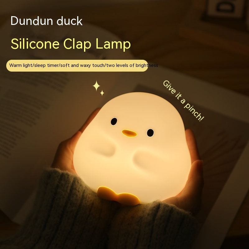 Adorable Soft Silicone Duck Nightlight