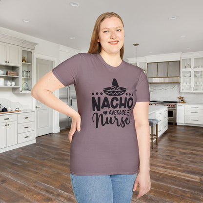 Nacho Average Nurse Adult T-shirt