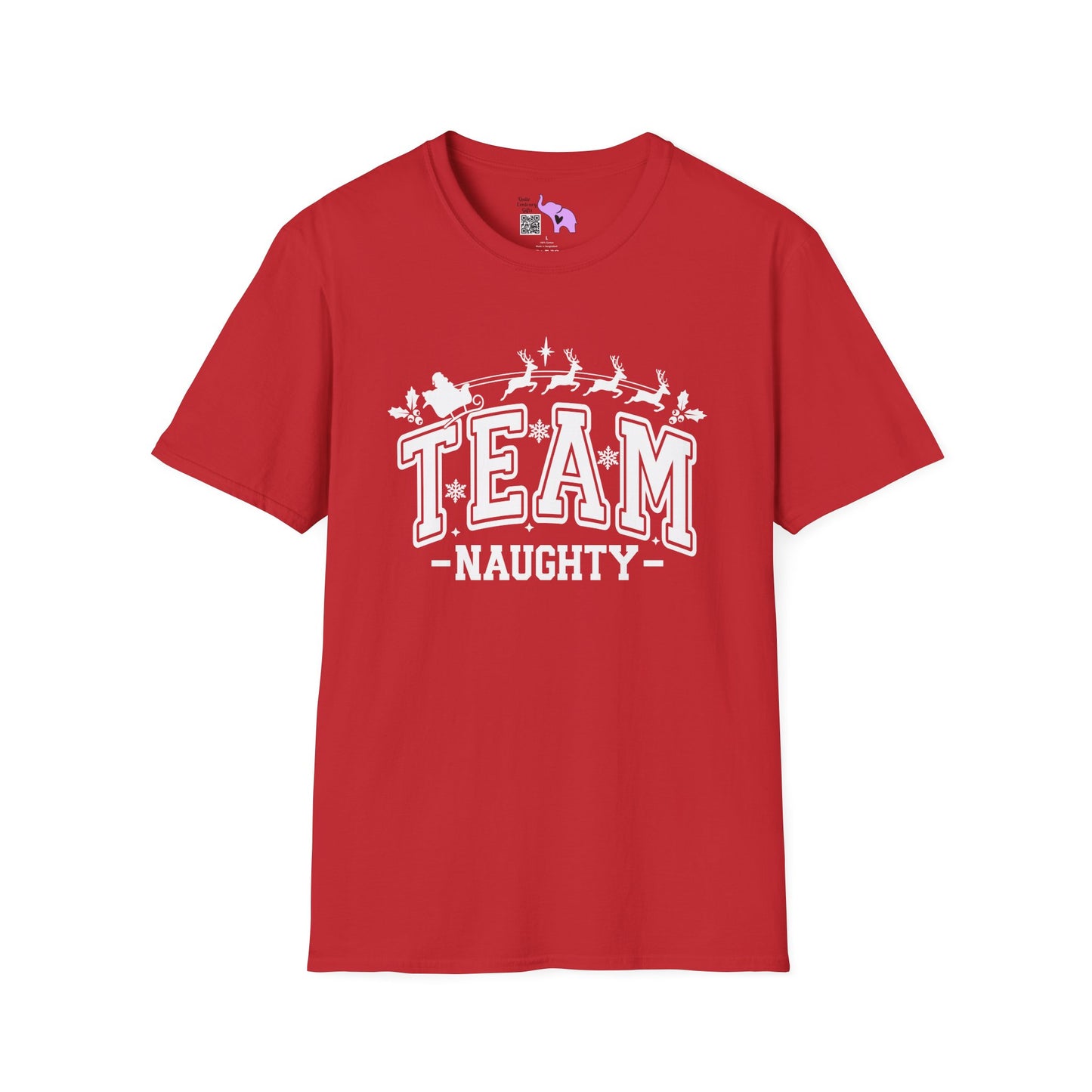 Team Naughty Adult T-shirt