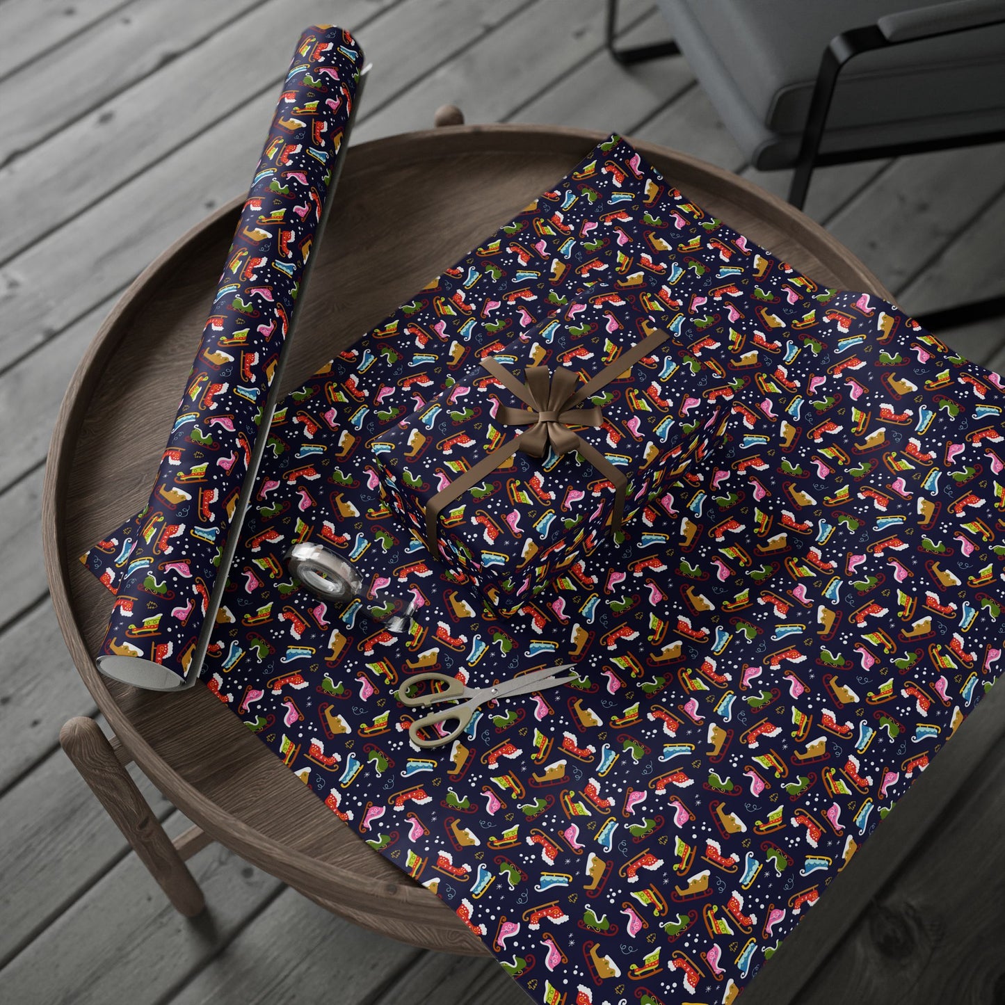 Sleigh All Day Wrapping Paper
