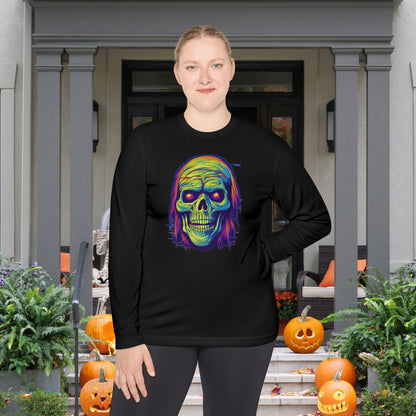 Creepy Zombie Adult Long Sleeve Tee