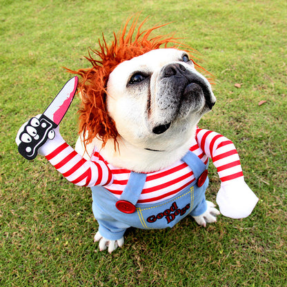 Adorable Pet Costumes Chucky, Horseman