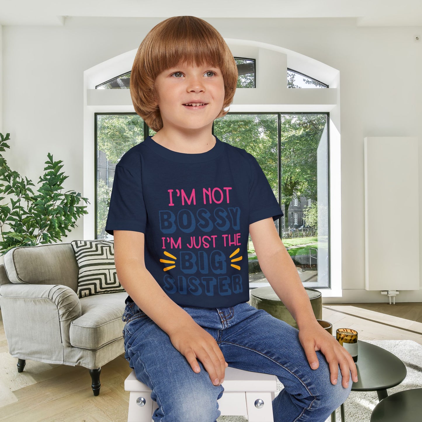 I'm Not Bossy I'm Just The Big Sister Heavy Cotton™ Toddler T-shirt