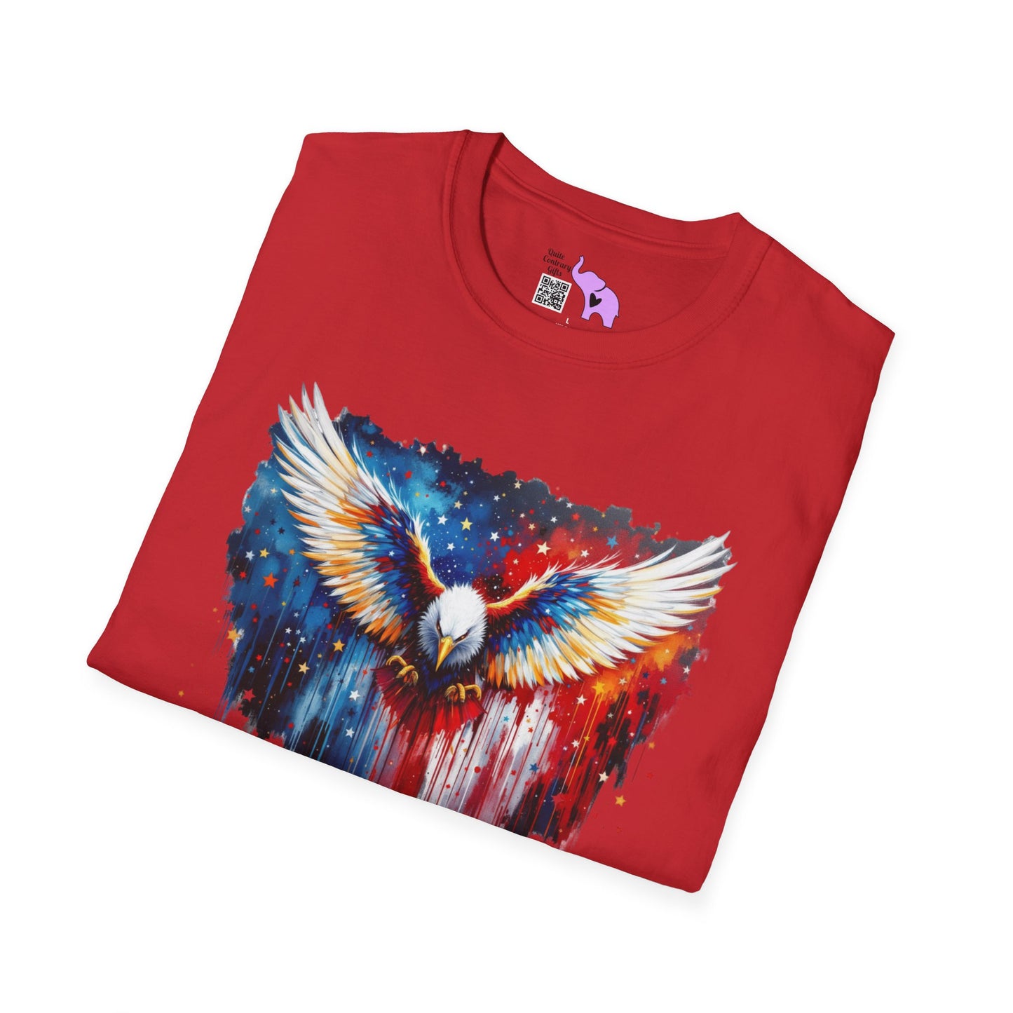 American Bald Eagle in Flight Adult T-shirt