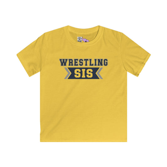 Wrestling Sis Youth Softstyle Tee