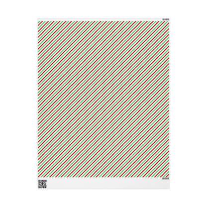 Merry & Bright Lines Wrapping Paper