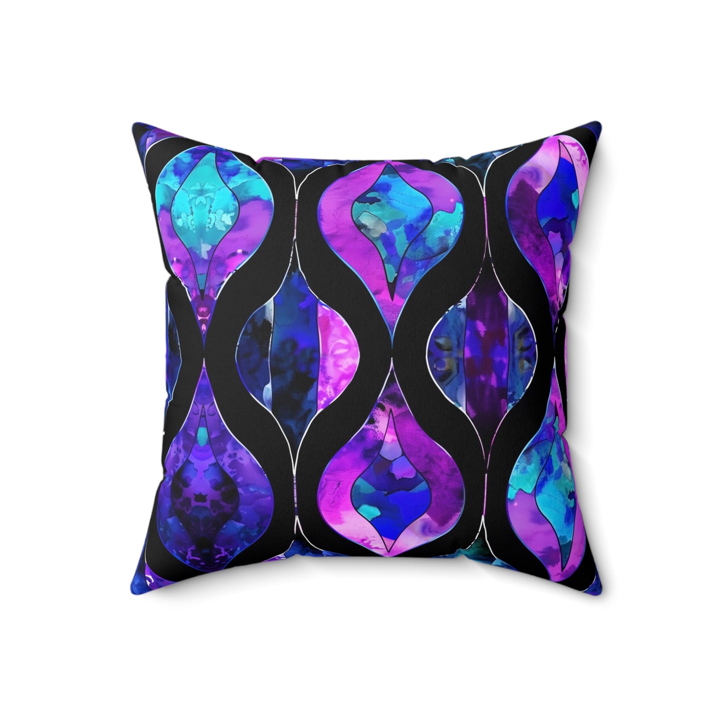 Midnight Cathedral Throw Pillow