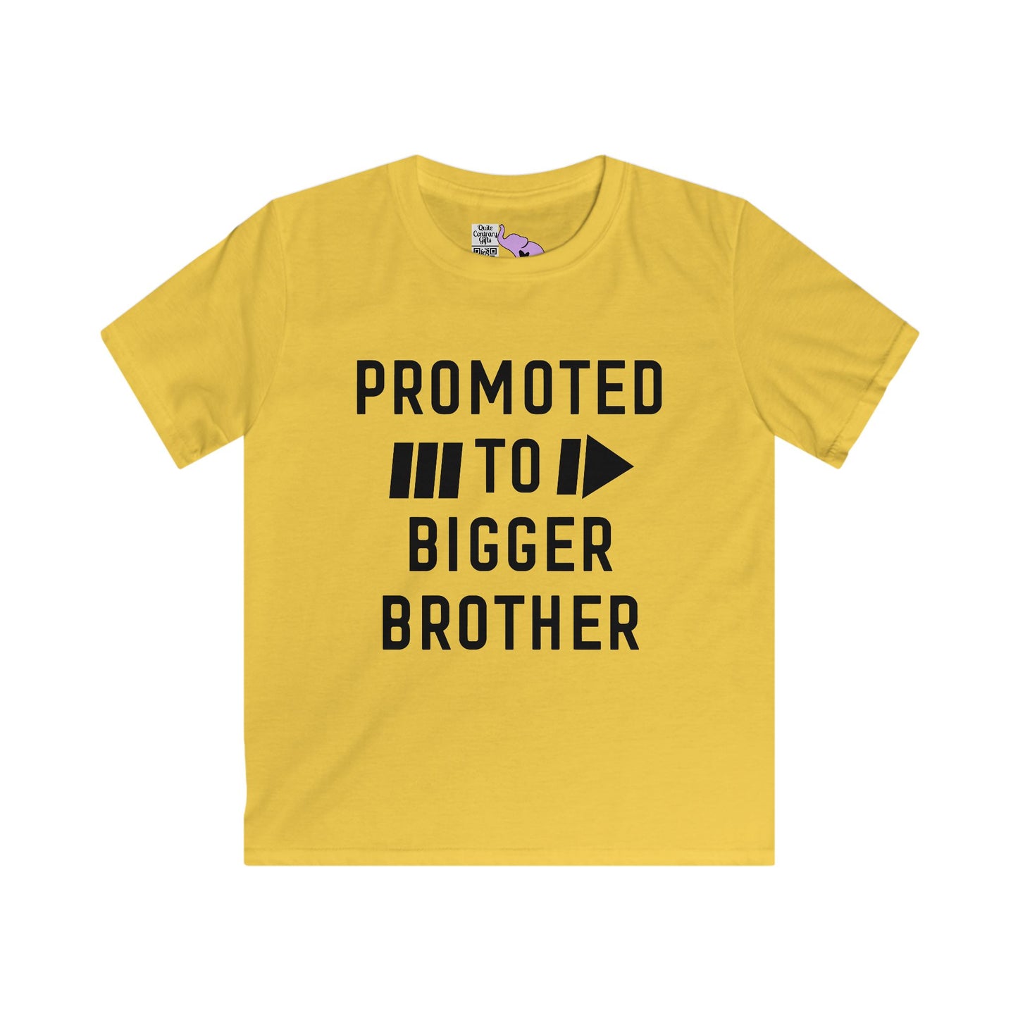 Promoted To Bigger Brother (Arrow) Youth Softstyle Tee