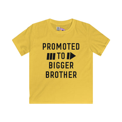 Promoted To Bigger Brother (Arrow) Youth Softstyle Tee