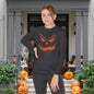 Loopy Jack-O-Lantern Youth Long Sleeve Tee