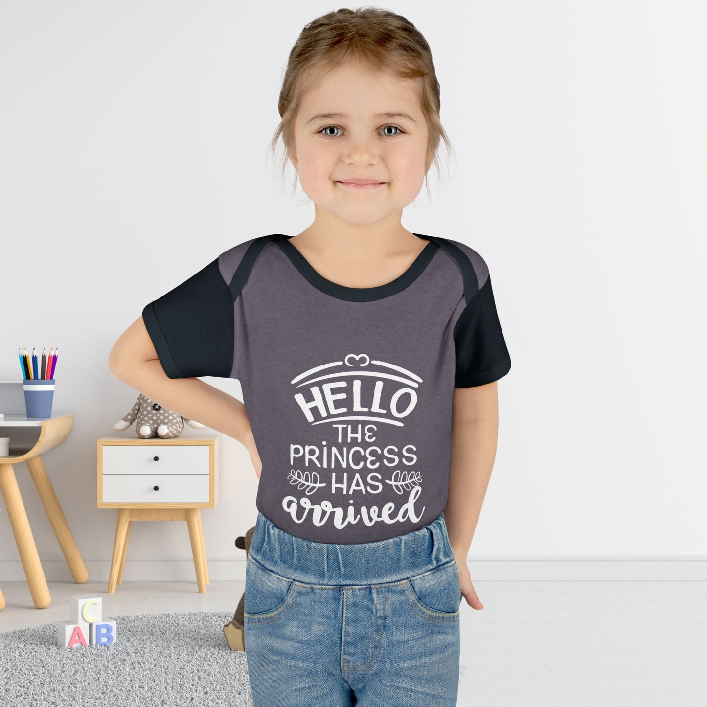 The Princess Has Arrived Infant Baby Rib Bodysuit