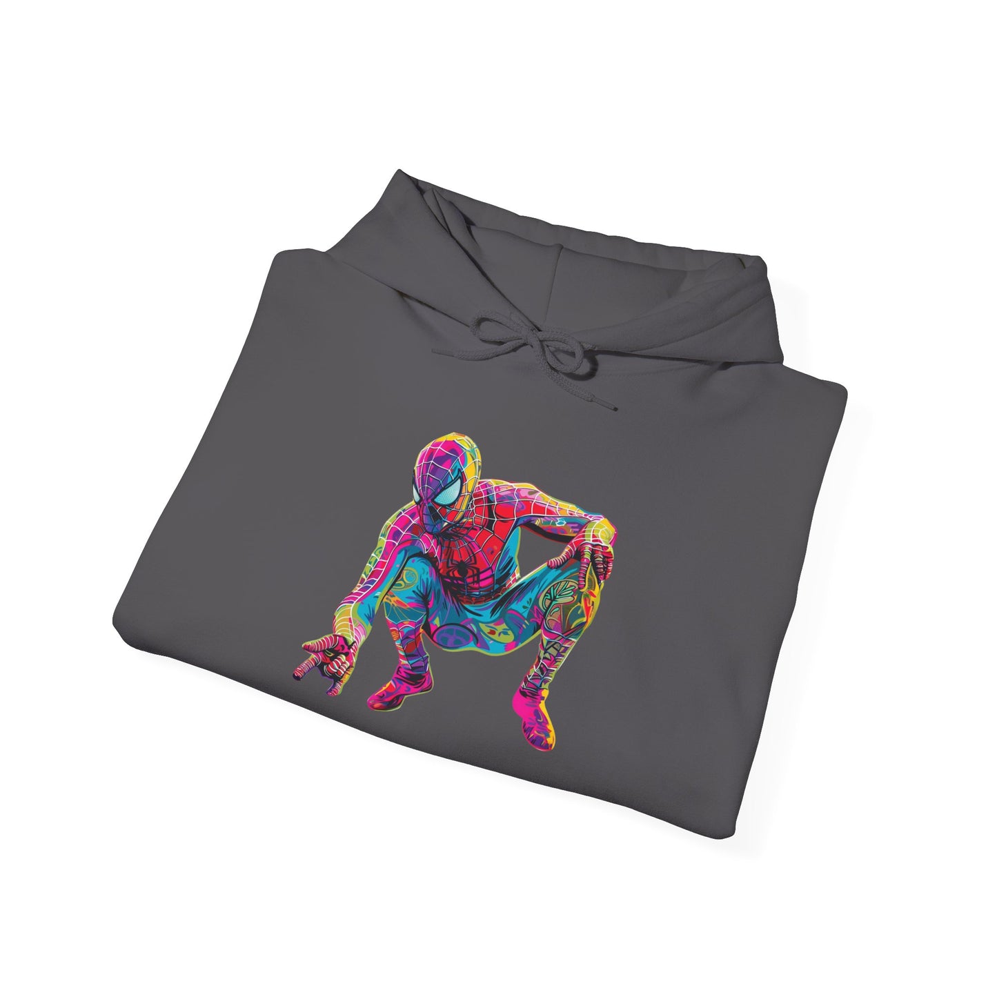 Colorful Spiderman Heavy Blend™ Hooded Sweatshirt