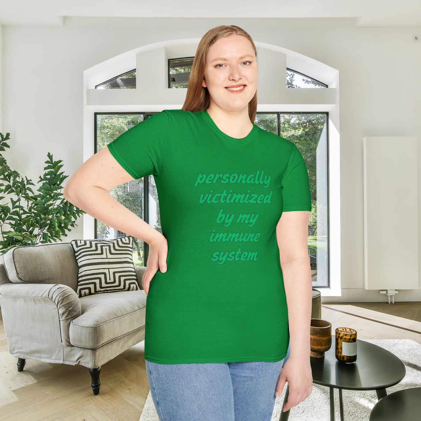 Personally Victimized By My Immune System Adult T-shirt