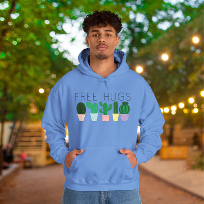 Free Hugs (Cactus) Heavy Blend™ Hooded Sweatshirt