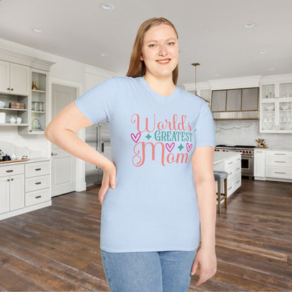 World's Greatest Mom Adult T-shirt