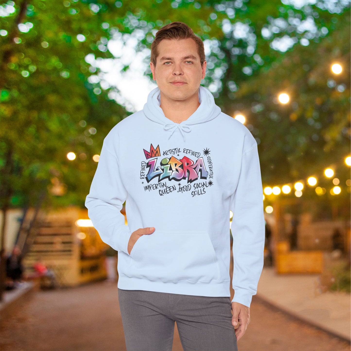 Libra Street Art Heavy Blend™ Hooded Sweatshirt