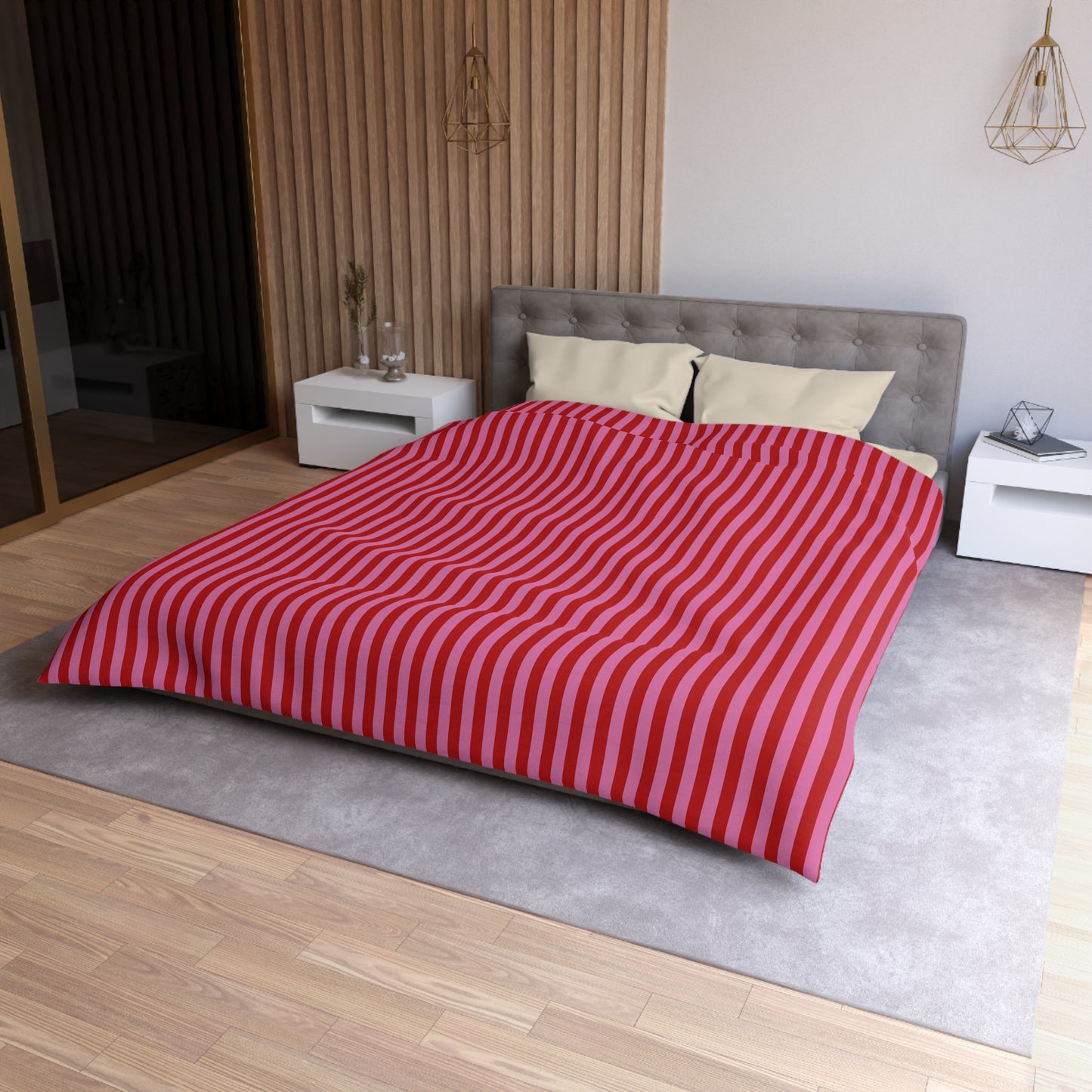 Be Mine Stripes Duvet Bedding Set