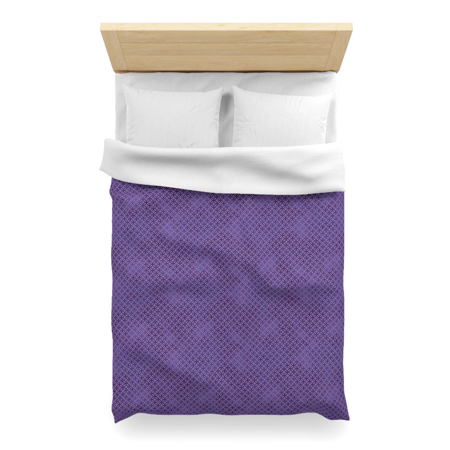 Amethyst Interlock Microfiber Duvet Cover