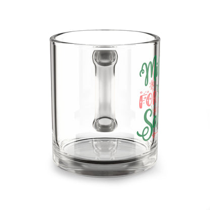 Milk for Santa 10oz Glass Mug