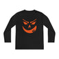 Goofy Grin Jack-O-Lantern Youth Long Sleeve Tee