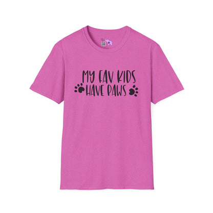 My Fav Kids Have Paws Adult T-shirt