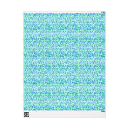 Glacier Grove Camo Wrapping Paper