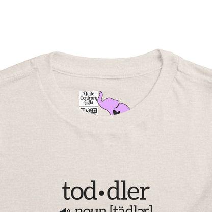 Funny Toddler Definition Toddler Tee