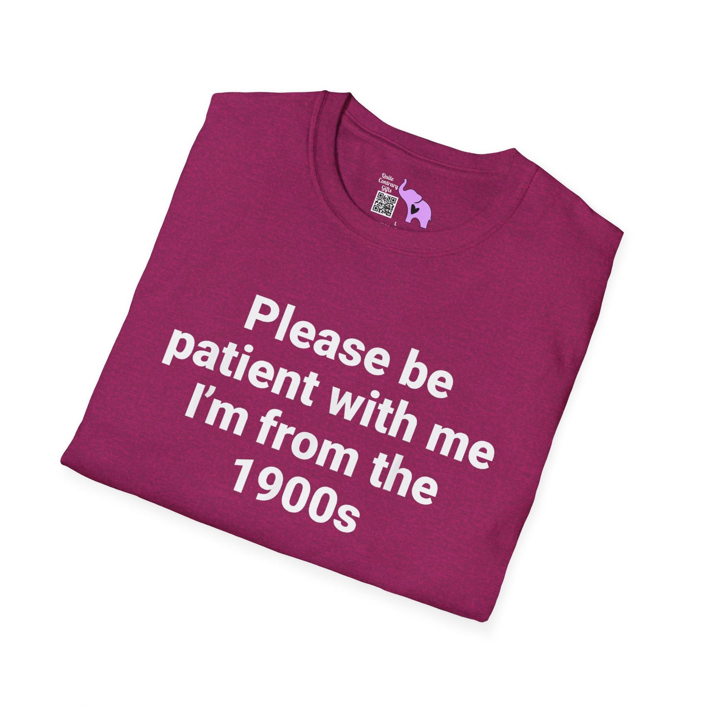 Please Be Patient With Me I'm From The 1900's (Simple) Adult T-shirt