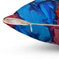 Palette Knife Hearts Throw Pillow