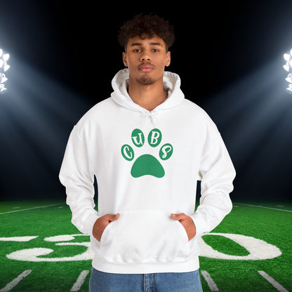 Cubs Paw Print-Brenham Adult Heavy Blend™ Hooded Sweatshirt