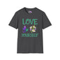Love Yourself w/Hummingbird Adult T-shirt