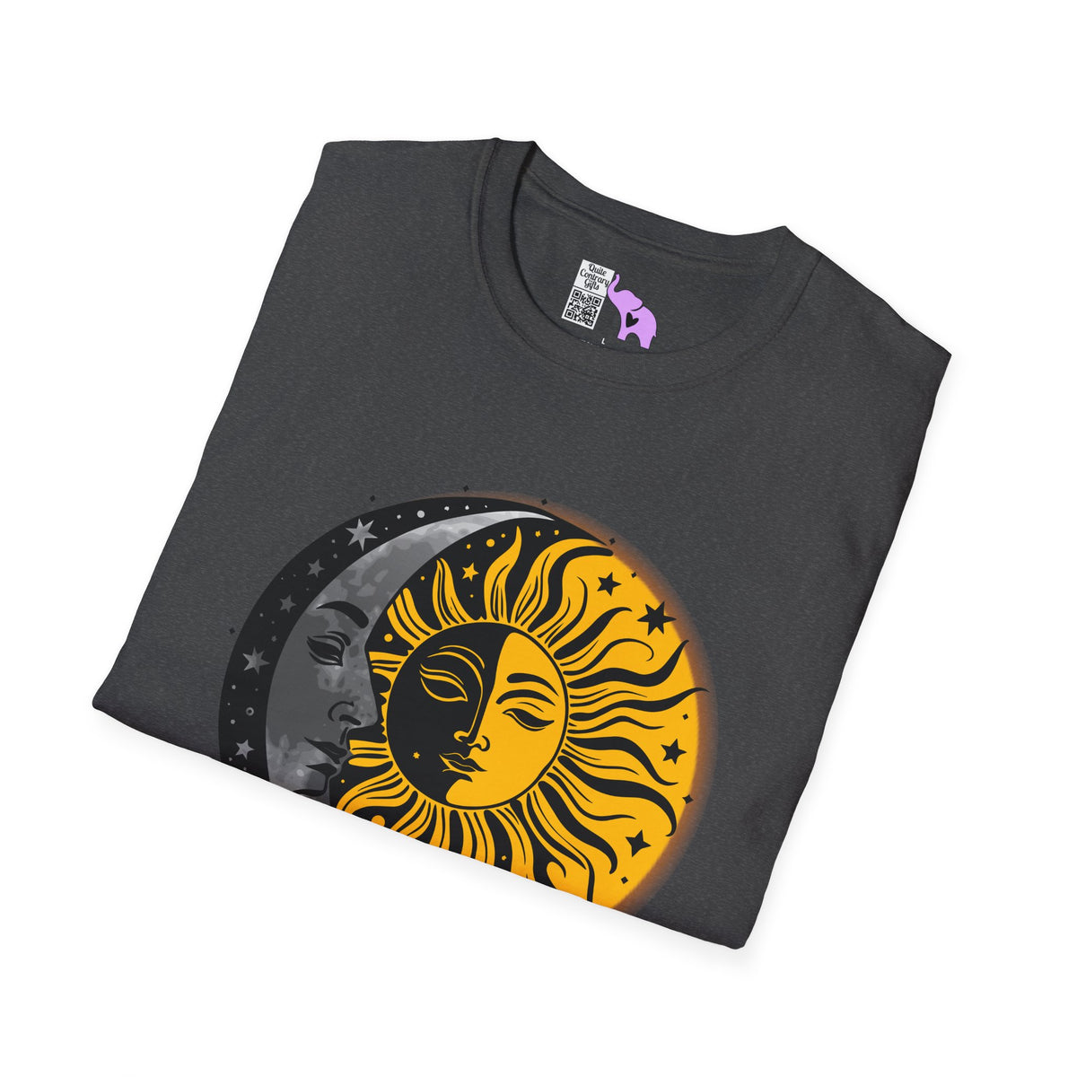 Sun Moon Stars Adult T-shirt
