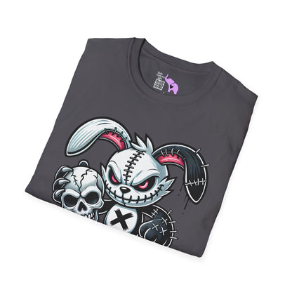 Scary On Voodoo Bunny Adult T-shirt