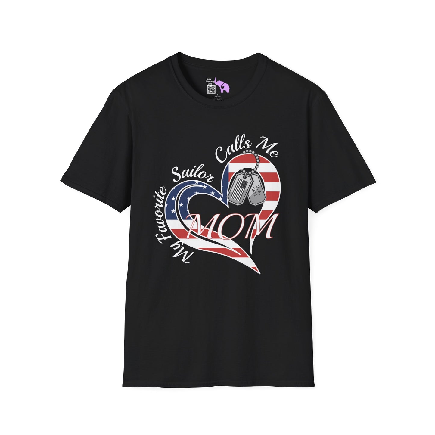 My Favorite Sailor Calls Me Mom Adult T-shirt