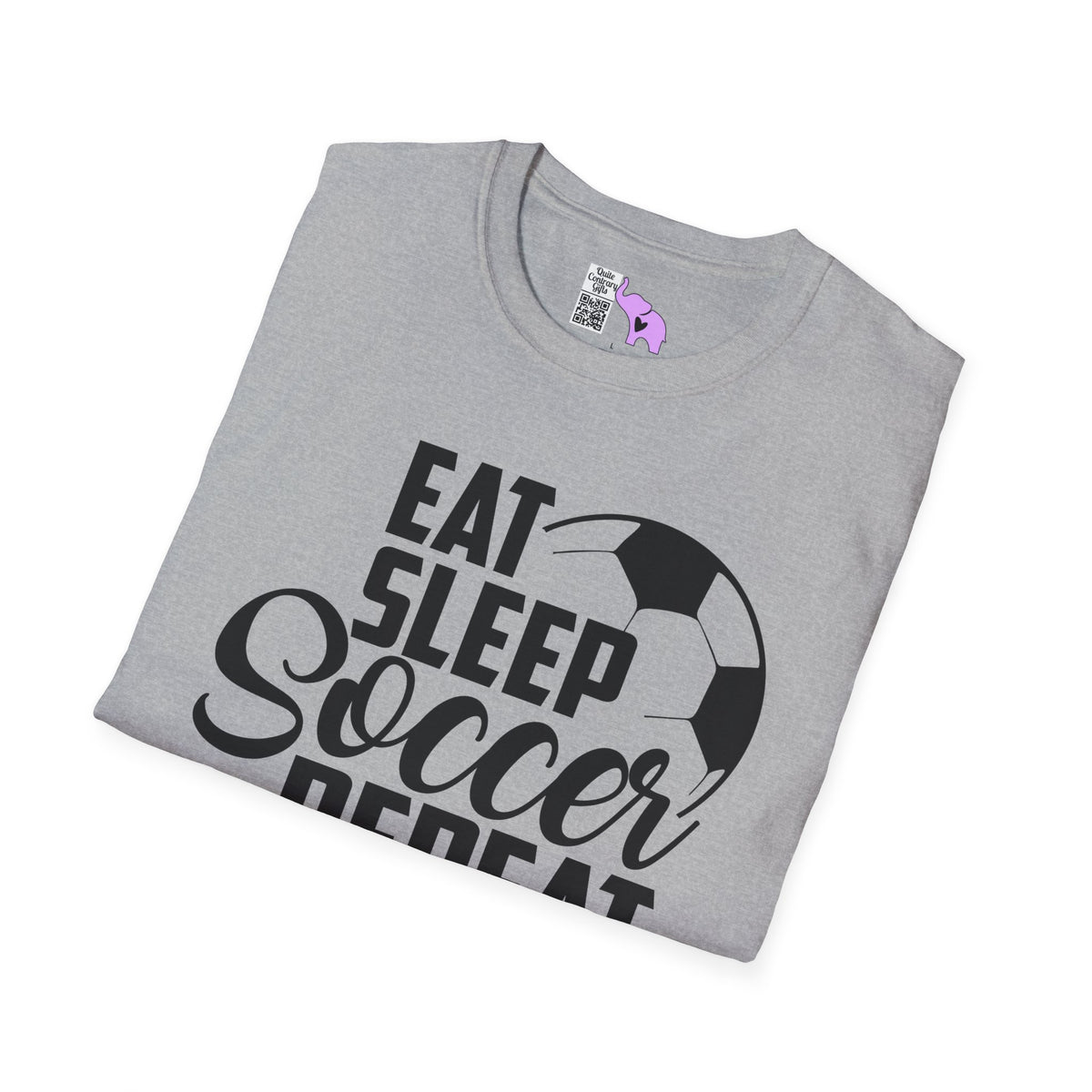Eat Sleep Soccer Repeat Adult T-shirt