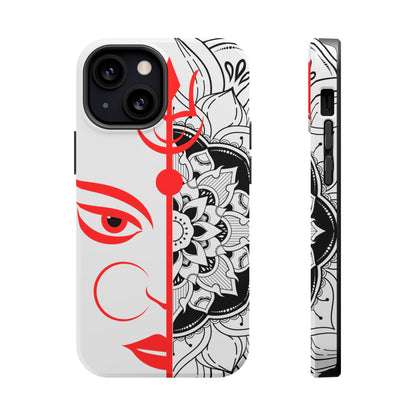 Goddess Durga Mata w/Manala MagSafe® Compatible Tough Case for iPhone
