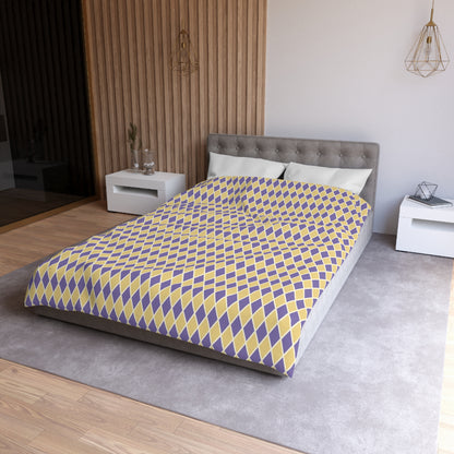 Violet & Sun Harlequin Microfiber Duvet Cover