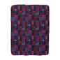 Velvet Mosaic Print Fleece Blanket