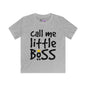 Call Me Little Boss Kids Softstyle Tee