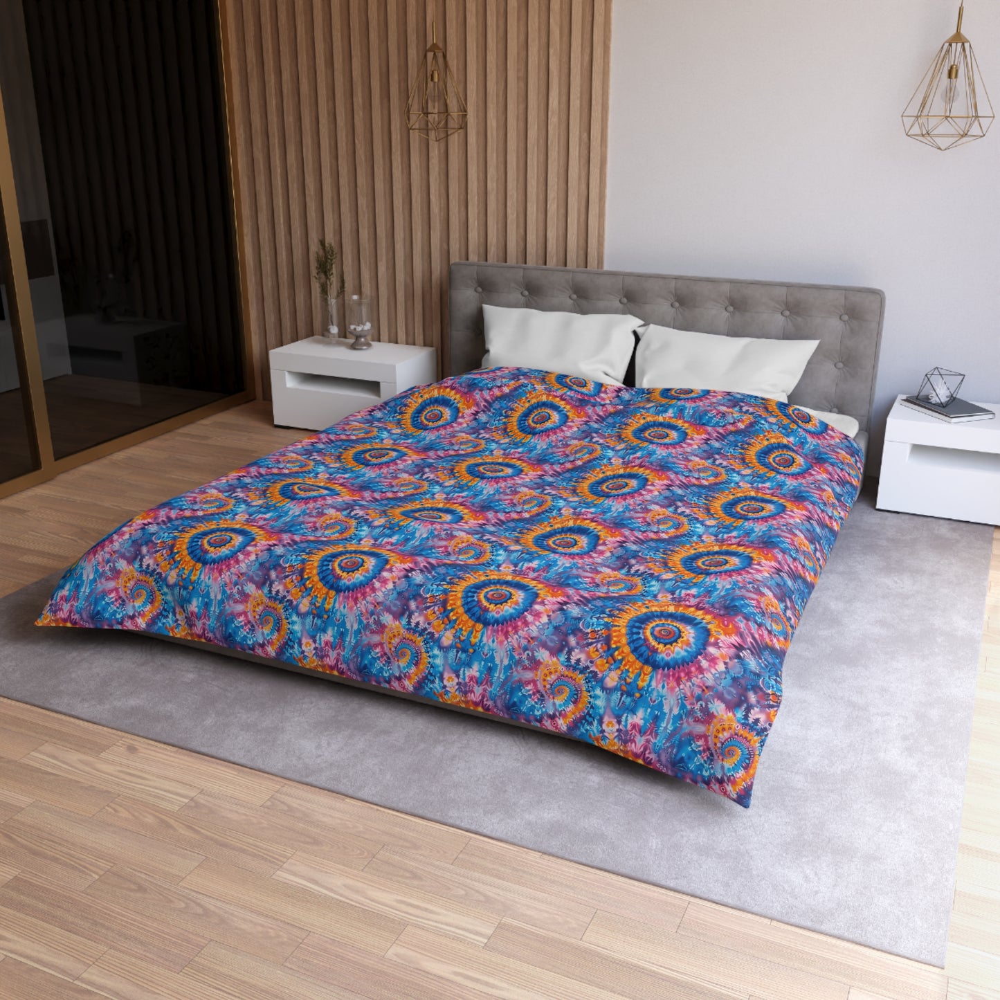 Trippy Taffy Microfiber Duvet Cover