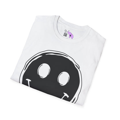 Melty Smiley Face Adult T-shirt