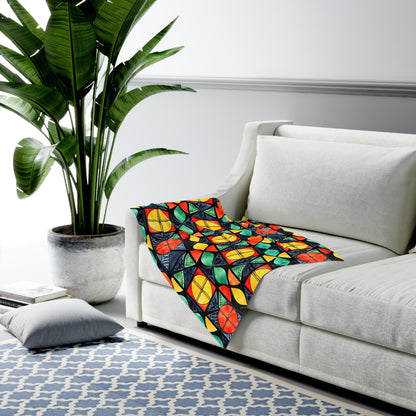 Candlelight Burst Swaddle Blanket