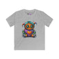 Patchwork Pumpkin Heart Youth Softstyle Tee