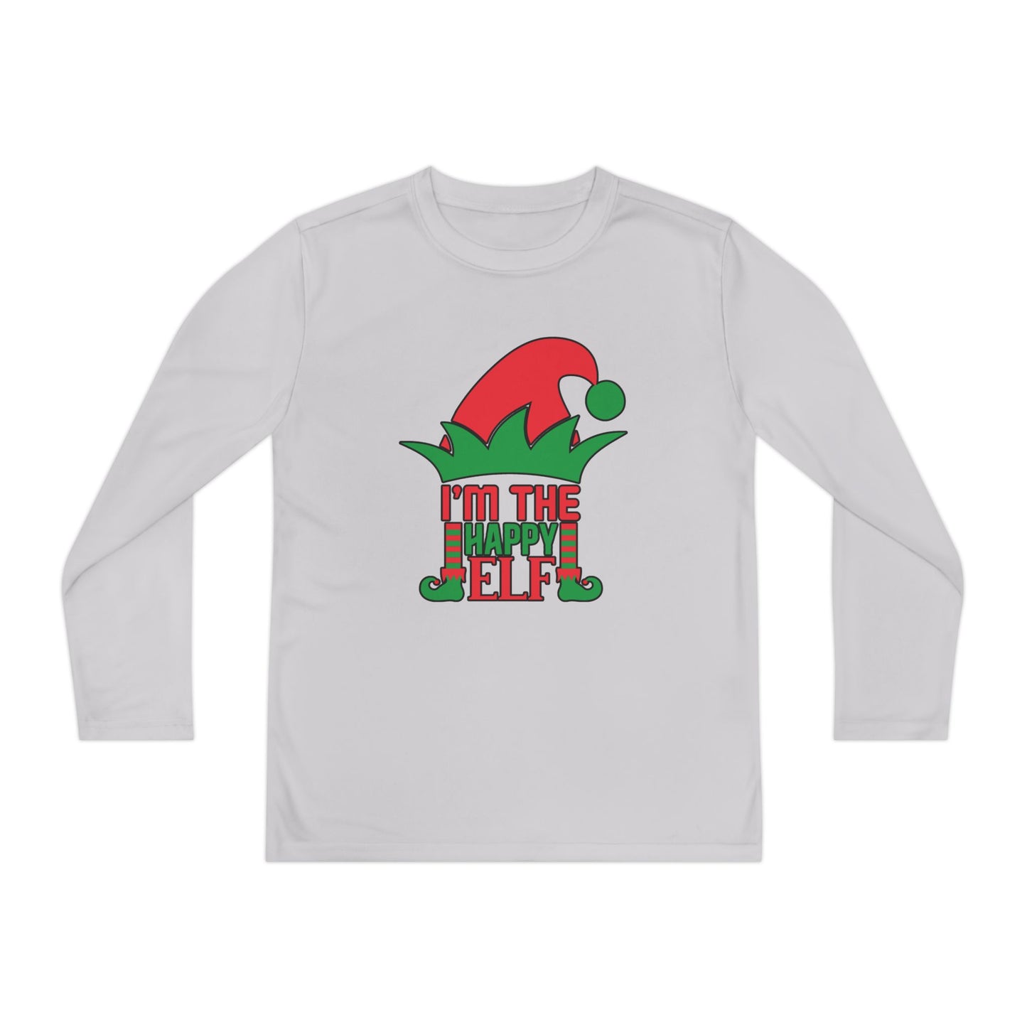 I'm The Happy Elf Youth Long Sleeve Tee