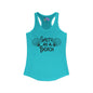 Salty As A Beach Women's Ideal Racerback Tank