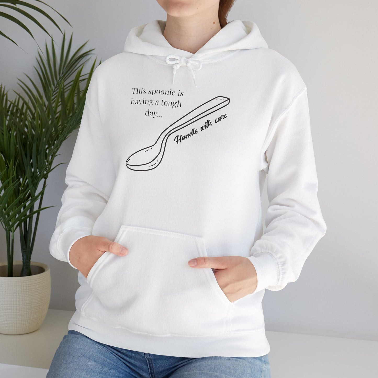 This Spoonie Is Having A Tough Day  Heavy Blend™ Hooded Sweatshirt