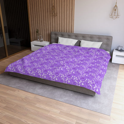 Lavender Peony Symphony Duvet Bedding Set