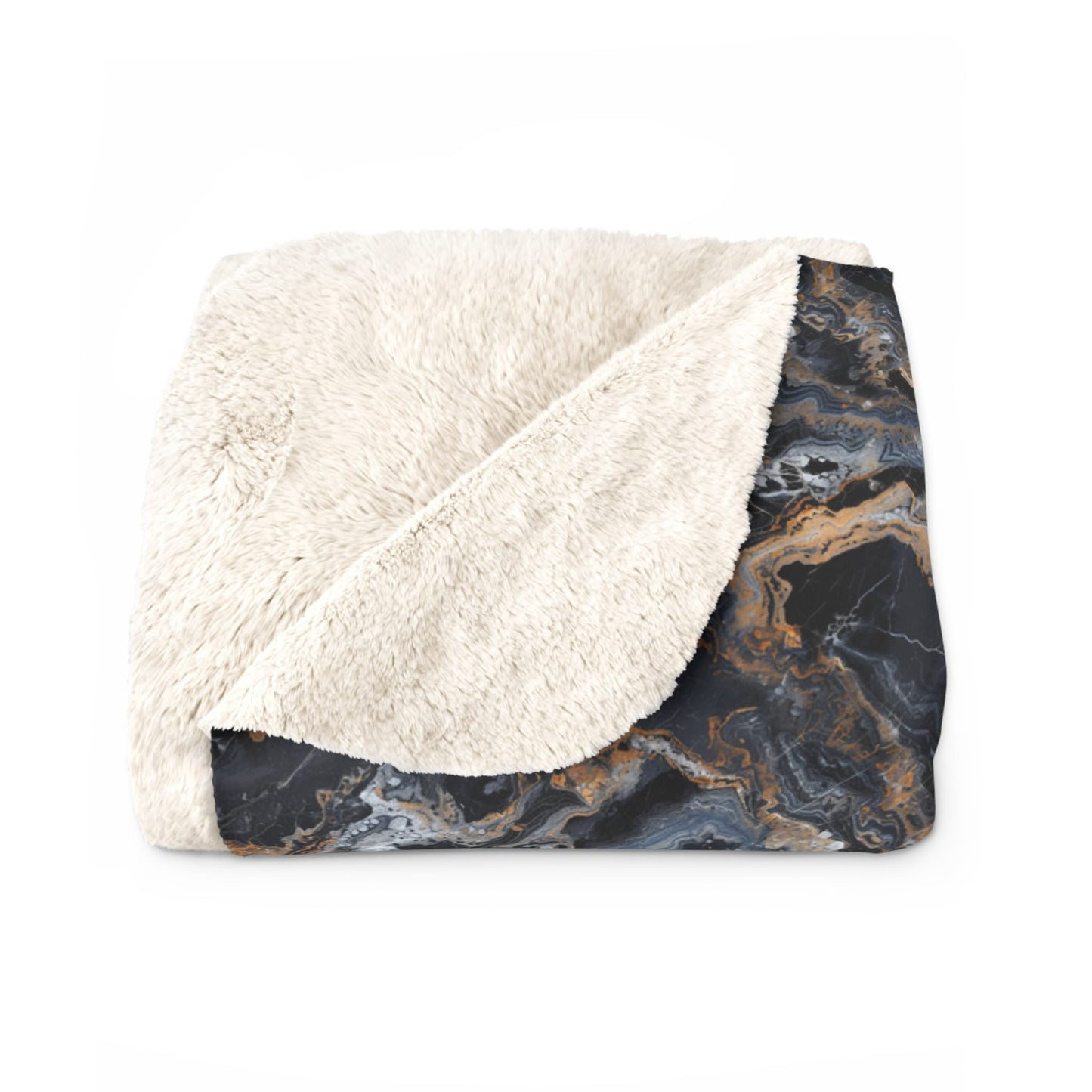 CoMoonspill Marble Fleece Blanket